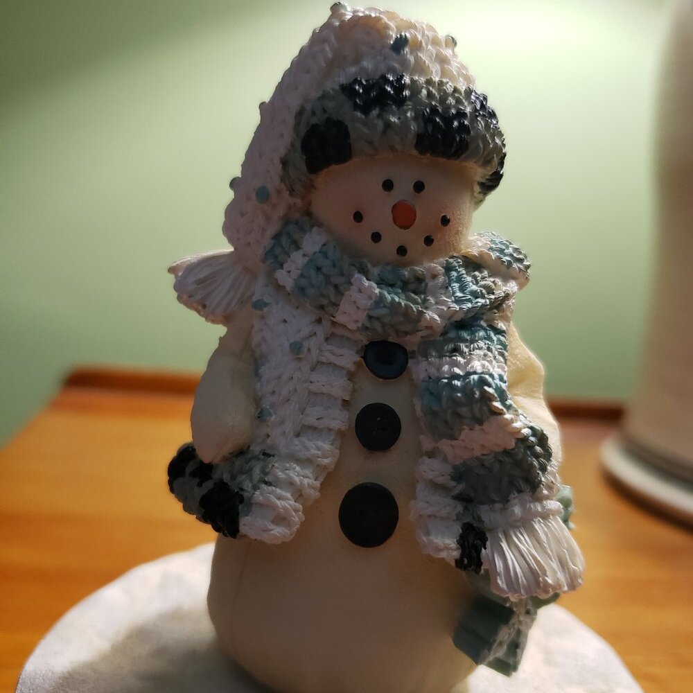 EUC snowman jar candle topper - Picture 6 of 7